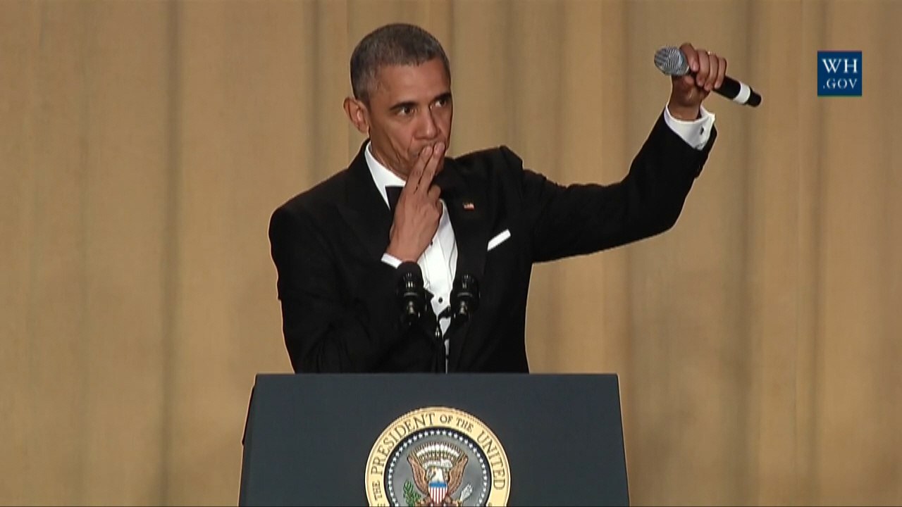 President Obama Hilarious White House Correspondents’ Dinner Speech: Obama Out