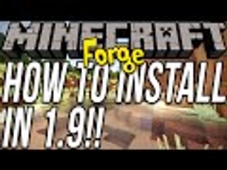 How To Download & Install Forge In Minecraft 1.9