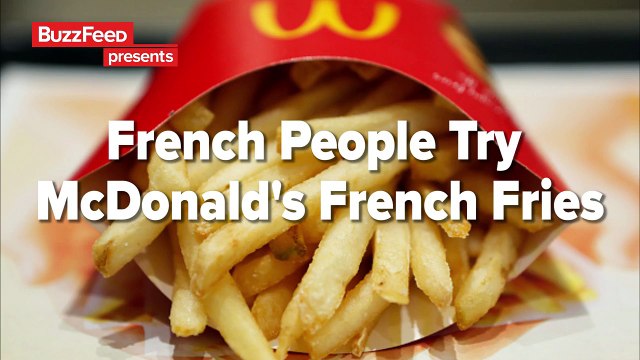 French People Try American McDonald’s French Fries For The First Time