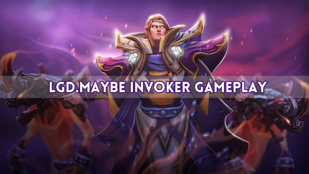 Dota 2 Pro Ranked Game - LGD.Maybe Invoker Gameplay