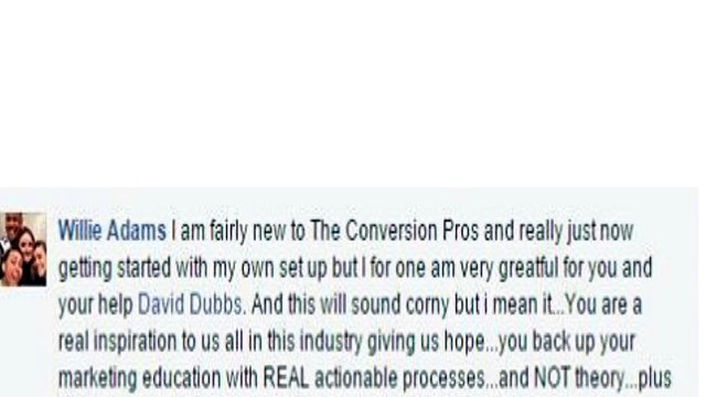 David Dubbs Review and Testimonials