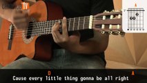 Three Little Birds - Bob Marley (aula de violão completa)