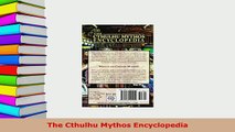 PDF  The Cthulhu Mythos Encyclopedia  EBook