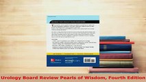Download  Urology Board Review Pearls of Wisdom Fourth Edition Read Online