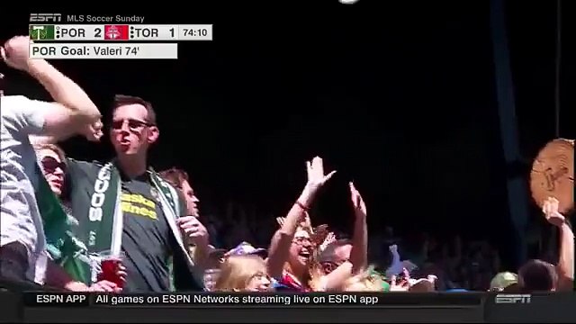 Diego Valeri Goal - Portland Timbers 2-1 Toronto FC - MLS - 01-05-2016