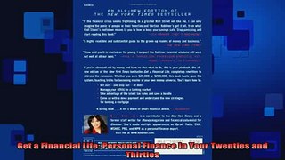 READ book  Get a Financial Life Personal Finance In Your Twenties and Thirties Full EBook