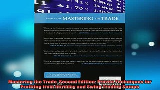 READ book  Mastering the Trade Second Edition Proven Techniques for Profiting from Intraday and Free Online