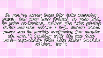 Elder Scrolls Online Guide for New Gamers