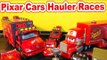 Pixar Cars Mack Hauler Racing the New Off Road Lightning McQueen Hauler