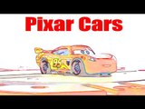 Pixar Cars with Colored Pencil Sony Special Effects and Pixar Cars on a Turntable with Effects