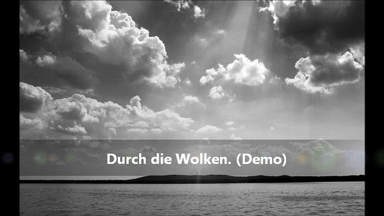 Durch die Wolken.