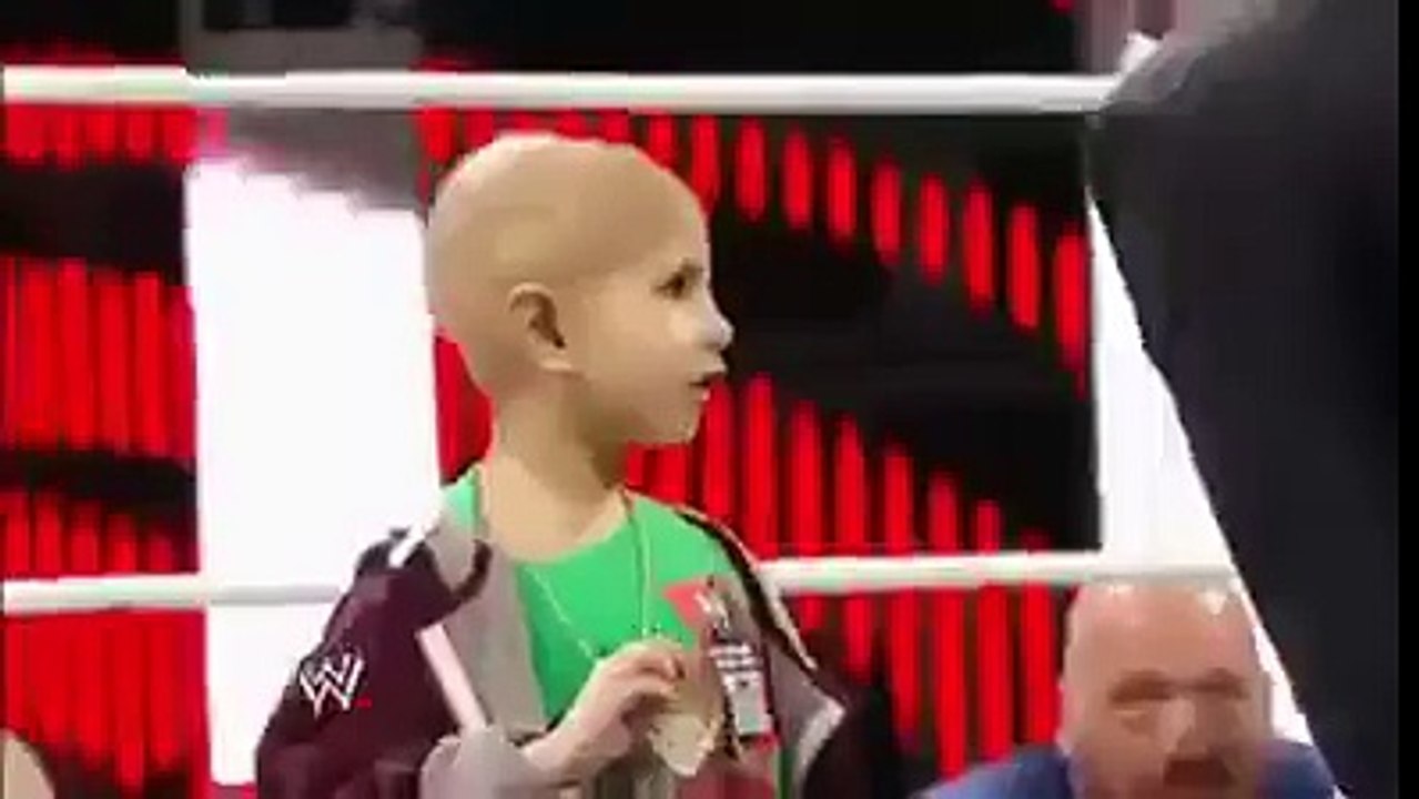 His only dream was to see WWE stars