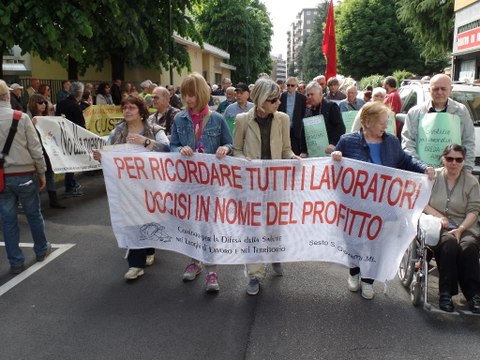 DIRITTO ALLA SALUTE E AMIANTO A SESTO S.GIOVANNI. 30.04.16 (2 of 2)