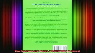 FREE EBOOK ONLINE  The Fundamental Index A Better Way to Invest Online Free