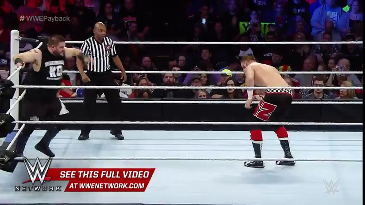 WWE Payback 2016 Match no. 2 - Sami Zayn vs. Kevin Owens