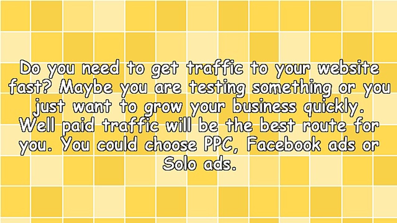 How to Get Traffic Fast