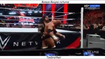 #‎RomanReigns‬ returns Credit : ‪#‎WWE‬
