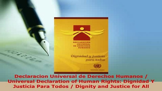 PDF Declaracion Universal de Derechos Humanos Universal Declaration of Human Rights Free Books