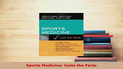 PDF  Sports Medicine Justs the Facts Download Online