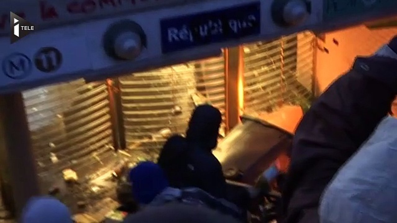 Nuit Debout: des heurts place de la République dimanche soir - Le 02/05/2016 à 06h28