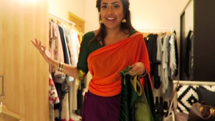 indain 10 minute Saree draping