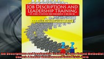 READ book  Job Descriptions and Leadership Training In the United Methodist Church A leader READ ONLINE