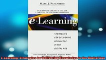 FREE PDF  ELearning Strategies for Delivering Knowledge in the Digital Age  DOWNLOAD ONLINE