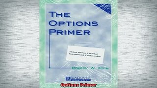READ book  Options Primer Full EBook