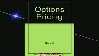 READ book  Options Pricing Free Online