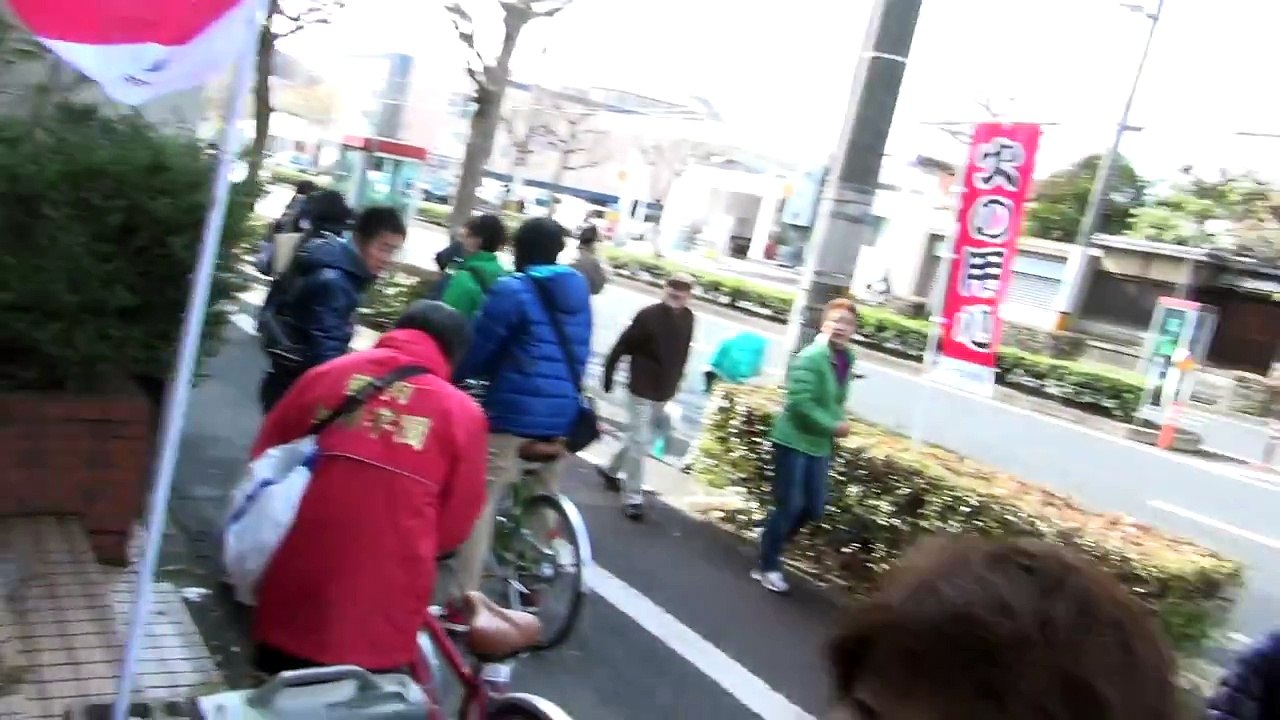 2014年第26回全国高校駅伝女子　４区平野神社-2　2014/12/21