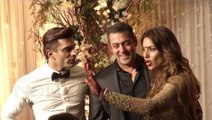 Salman Khan HUGS Karan Singh Grover Bipasha Basu At Wedding Reception