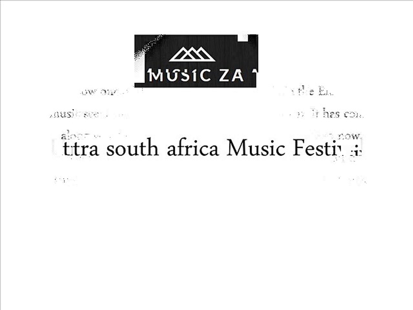 ⁣Ultra south africa Music Festival