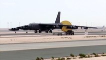 B 52 Stratofortress Bombers Land in Qatar