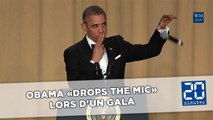Barack Obama «drops the mic» lors d'un gala à Washington