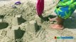 Thomas and Friends Surprise Toys in the sand at the Beach Toy Trains for Kids Family Fun Trip