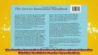 Free PDF Downlaod  The Service Innovation Handbook Actionoriented Creative Thinking Toolkit for Service  BOOK ONLINE