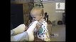 Baby girl cringes after smelling her dads socks | Funny | toddletale