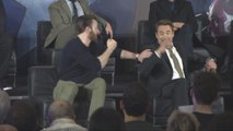 Chris Evans About To Take A Swing At Robert Downey Jr.