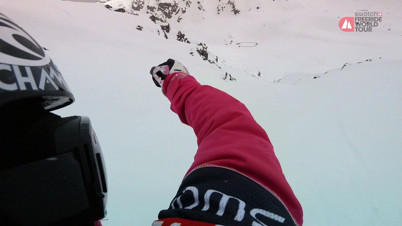 GoPro run Marion Haerty - Xtreme Verbier - Swatch Freeride World Tour 2016