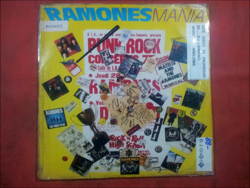 RAMONES.''RAMONES MANIA.''.(WE WANT THE AIRWAVES.)(12'' LP.)(1988.)