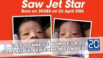 Elle accouche dans l'avion et donne le nom de la compagnie aérienne à son bébé