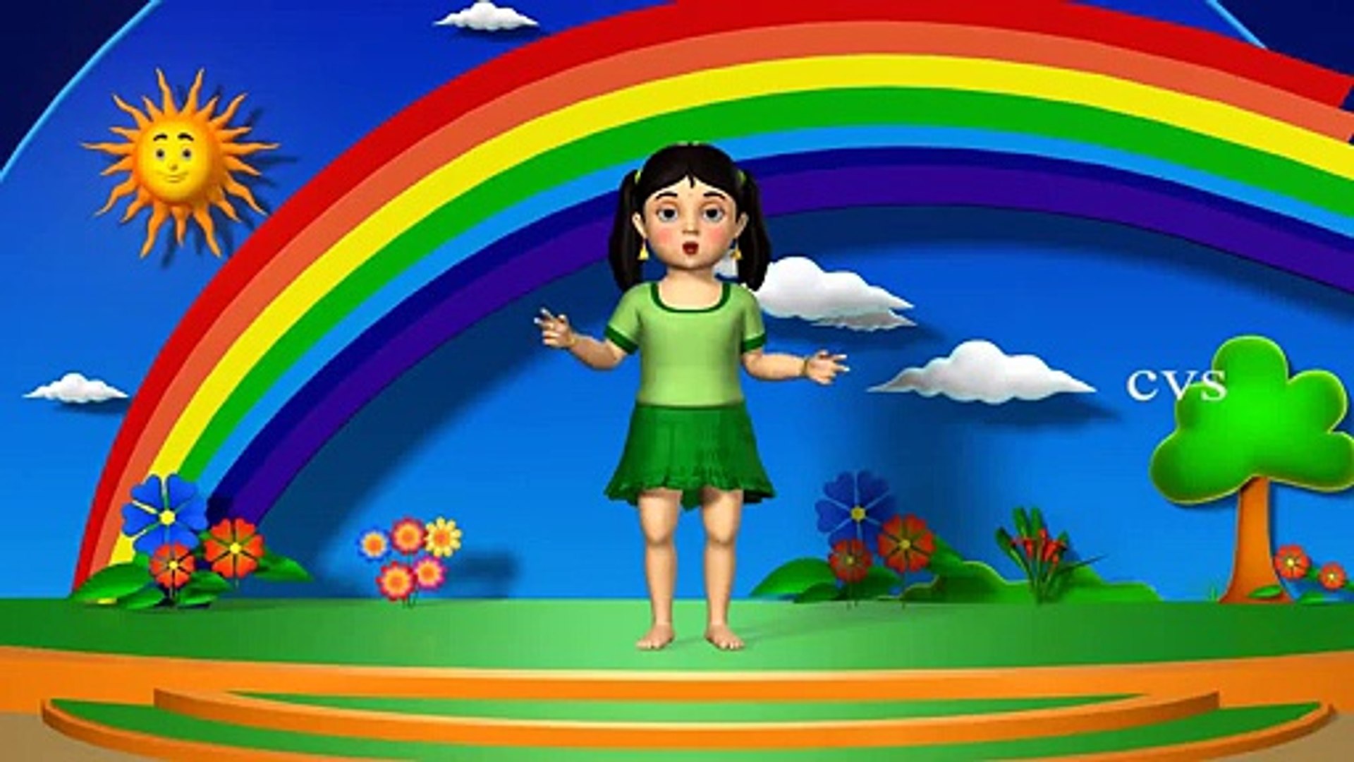 ⁣Head shoulders knees and toes  3D Nursery Rhymes  English Nursery Rhymes  Nursery Rhymes for Kids - 