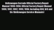 [Read Book] Volkswagen Corrado Official Factory Repair Manual 1990-1994: Official Factory Repair