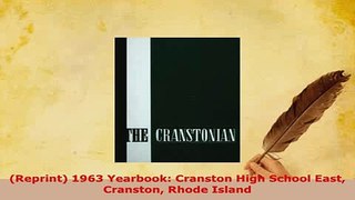 PDF  Reprint 1963 Yearbook Cranston High School East Cranston Rhode Island Download Online