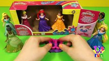 Disney Play Doh Sparkle 6 Pack & Disney Princess Magiclip Princesses