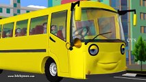 The Wheels on the Bus go round and round  3D Nursery Rhymes  English Nursery Rhymes  Nursery Rhymes for Kids - Video Dai