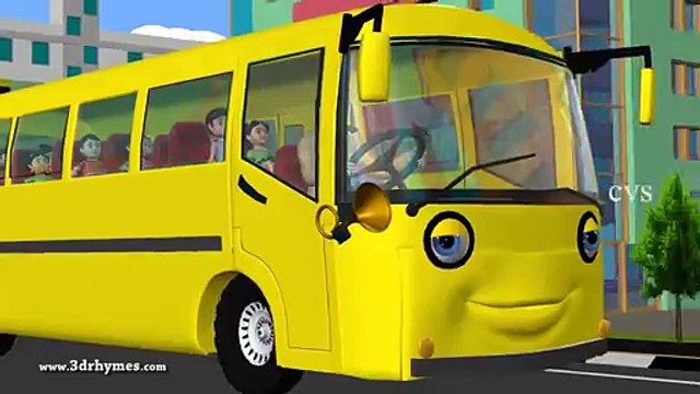 The Wheels on the Bus go round and round 3D Nursery Rhymes English Nursery Rhymes Nursery Rhymes for Kids - Video Dai
