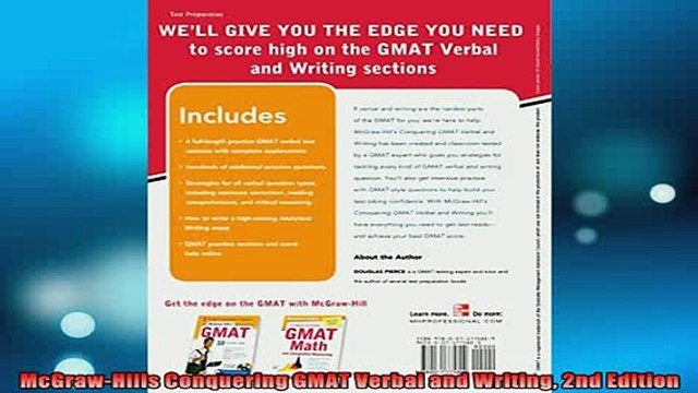 READ book McGrawHills Conquering GMAT Verbal and Writing 2nd Edition Free Online