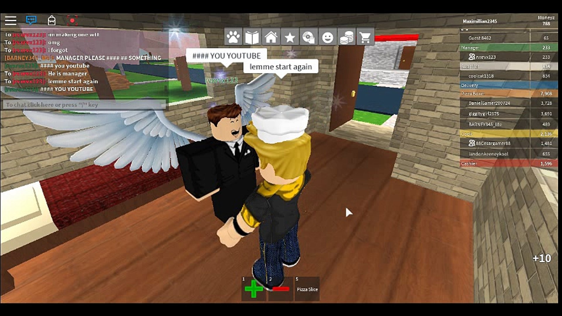Roblox Work At A Pizza Place Becoming Manager Part 1 Video