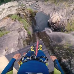 Record du monde de plongeon de falaise
